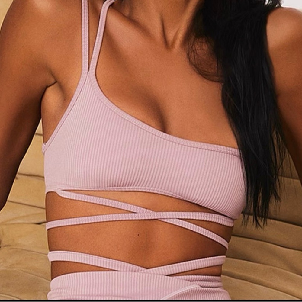 NWT For Love & Lemons Chloe Sports Bra size XS